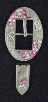 Buckle-Set oval rose