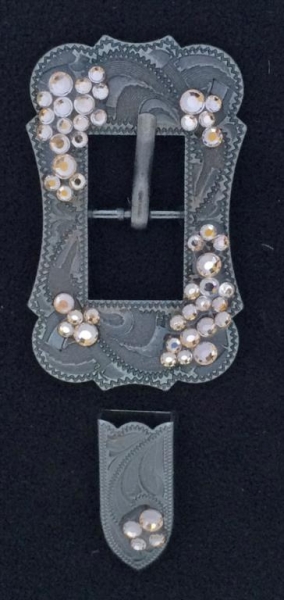 Antik Buckle-Set geschwungen light peach
